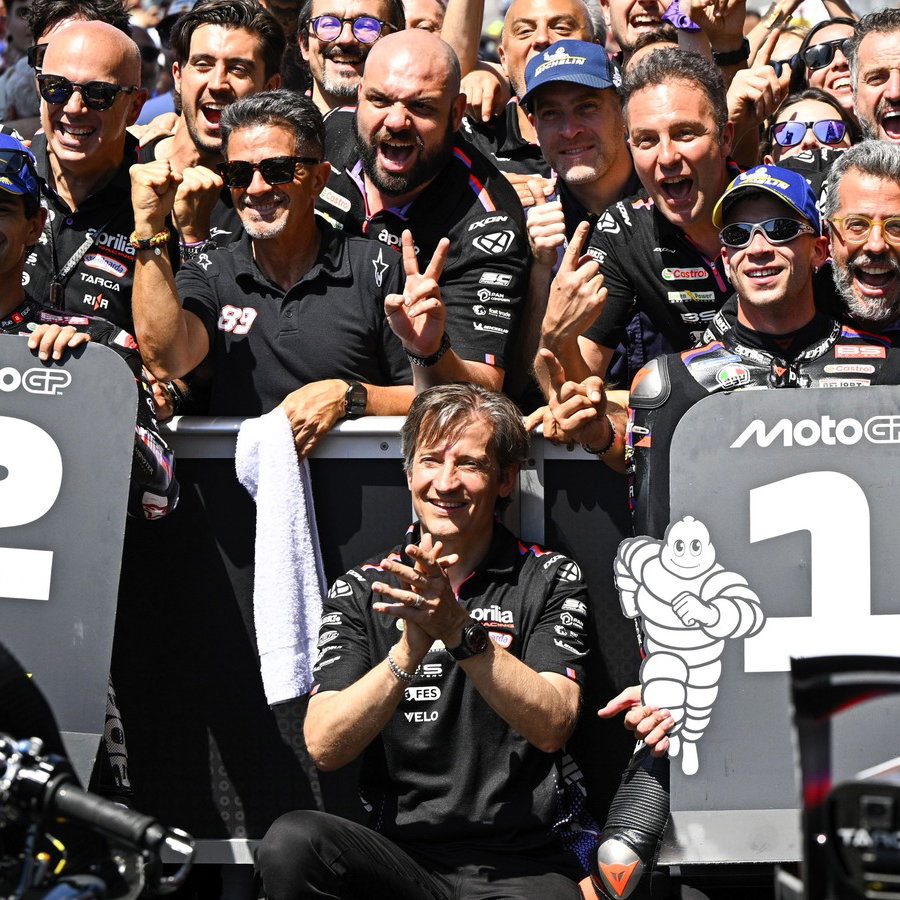 Marco Bezzecchi, Jorge Martin, Aprilia, 2026 Italian MotoGP.