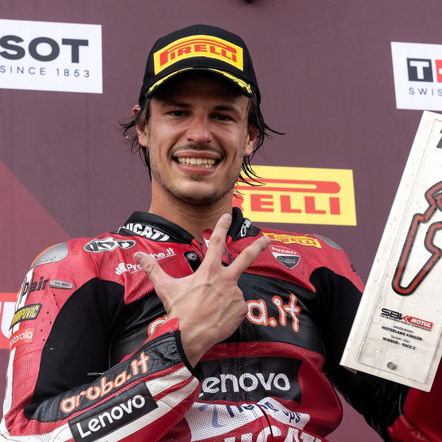Nicolo Bulega, 2026 Aragon WorldSBK.