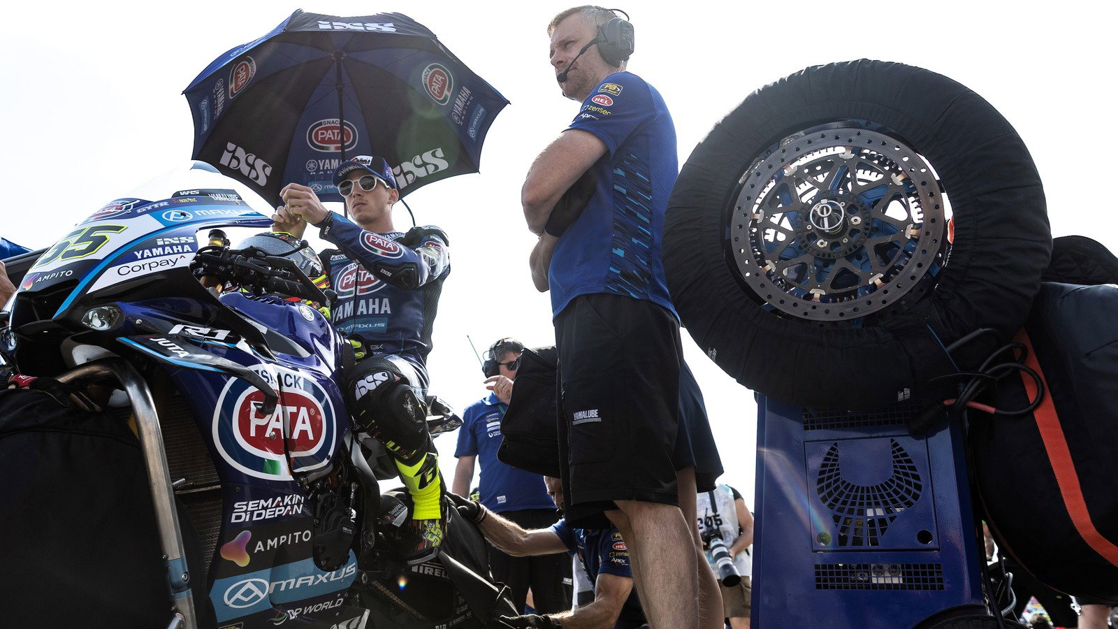Locatelli, steel disc, 2026 Aragon WorldSBK.