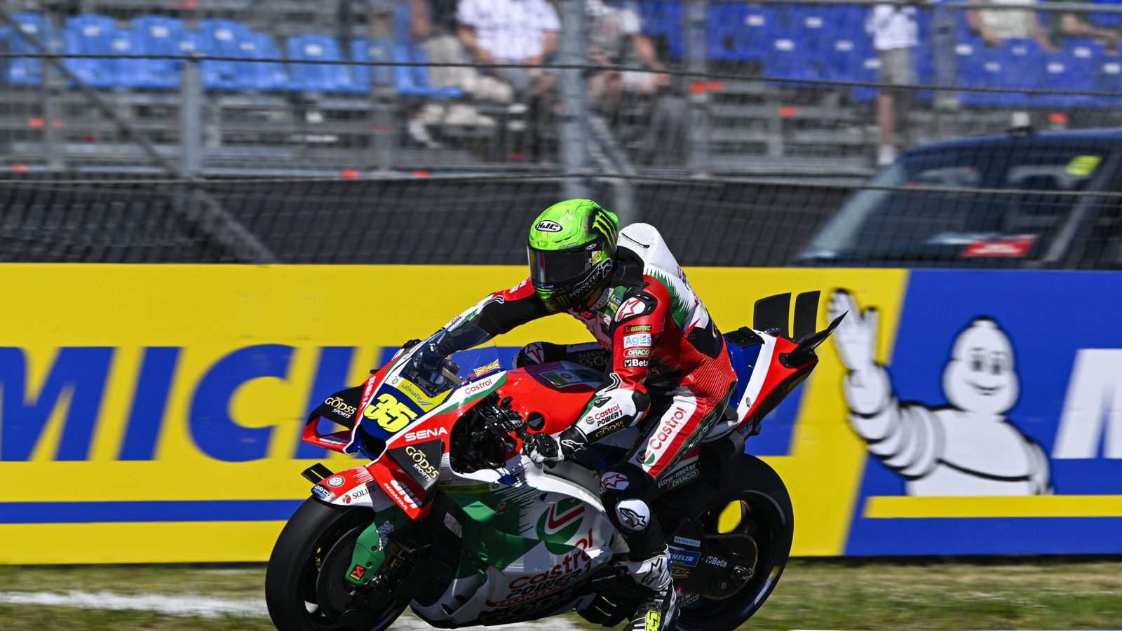 Cal Crutchlow, 2026 MotoGP Hungarian Grand Prix. Credit: Gold and Goose.