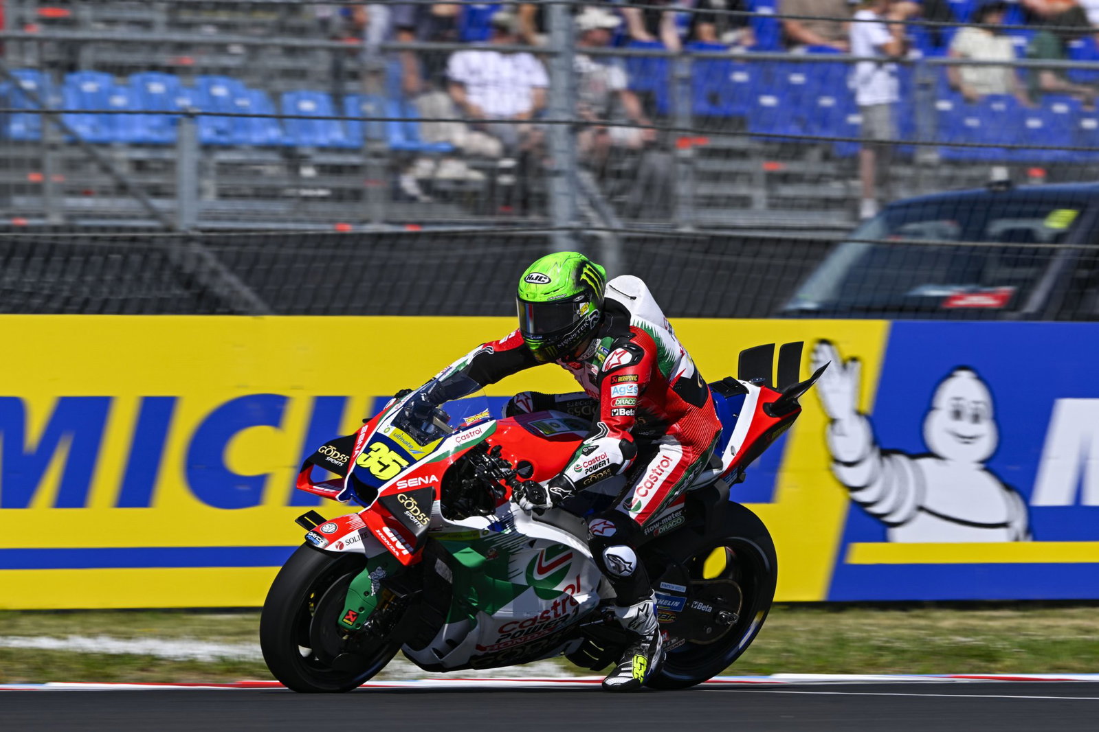 Cal Crutchlow, 2026 MotoGP Hungarian Grand Prix. Credit: Gold and Goose.