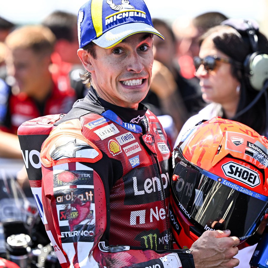 Marc Marquez takes Balaton Park pole despite crashing. 