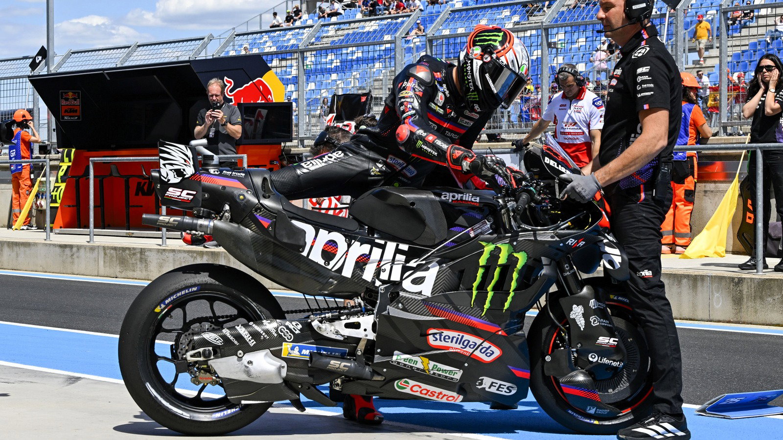 Marco Bezzecchi, Aprilia, 2026 Hungarian MotoGP.