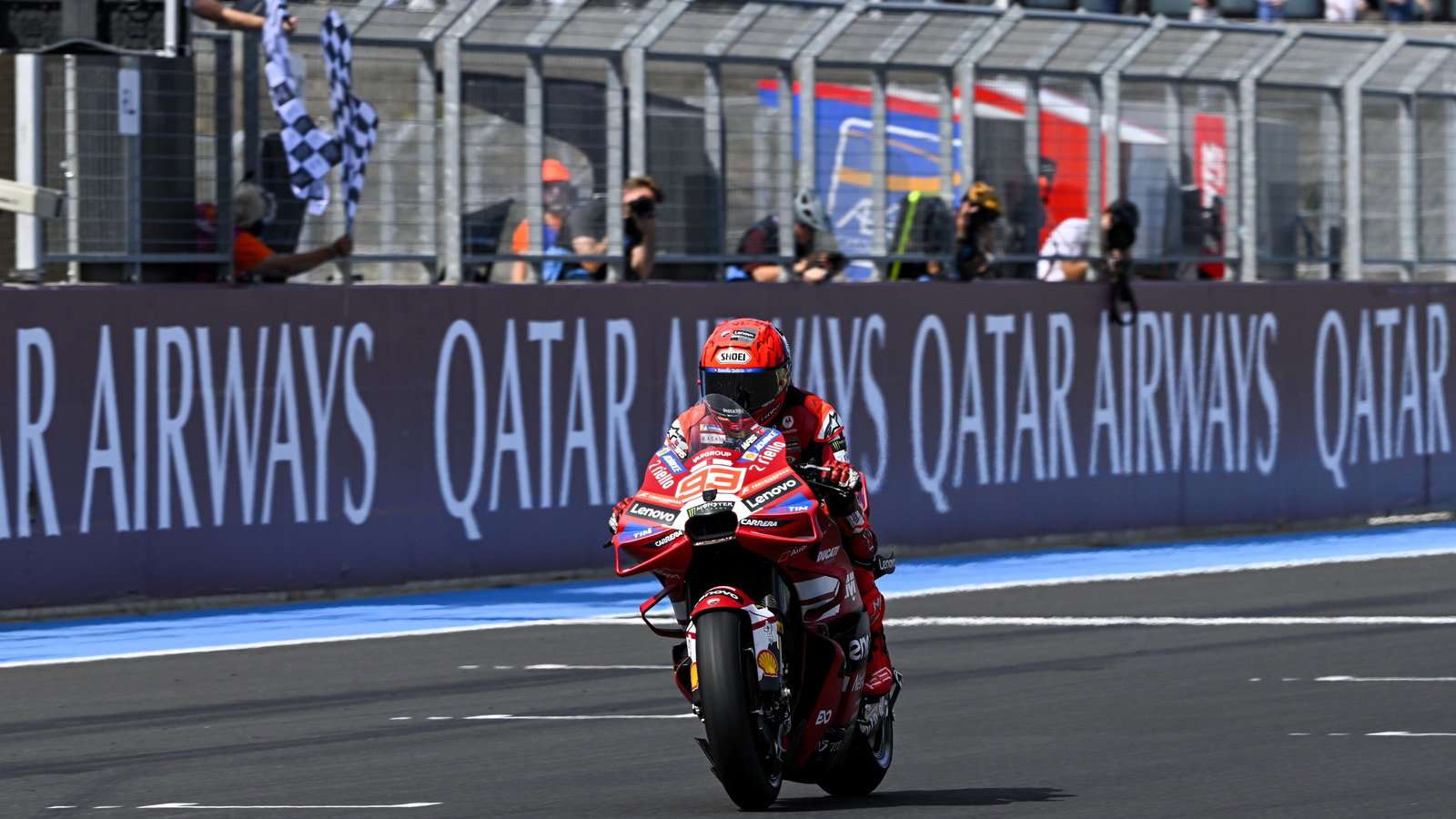 Marc Marquez wins Sprint, 2026 Hungarian MotoGP. 