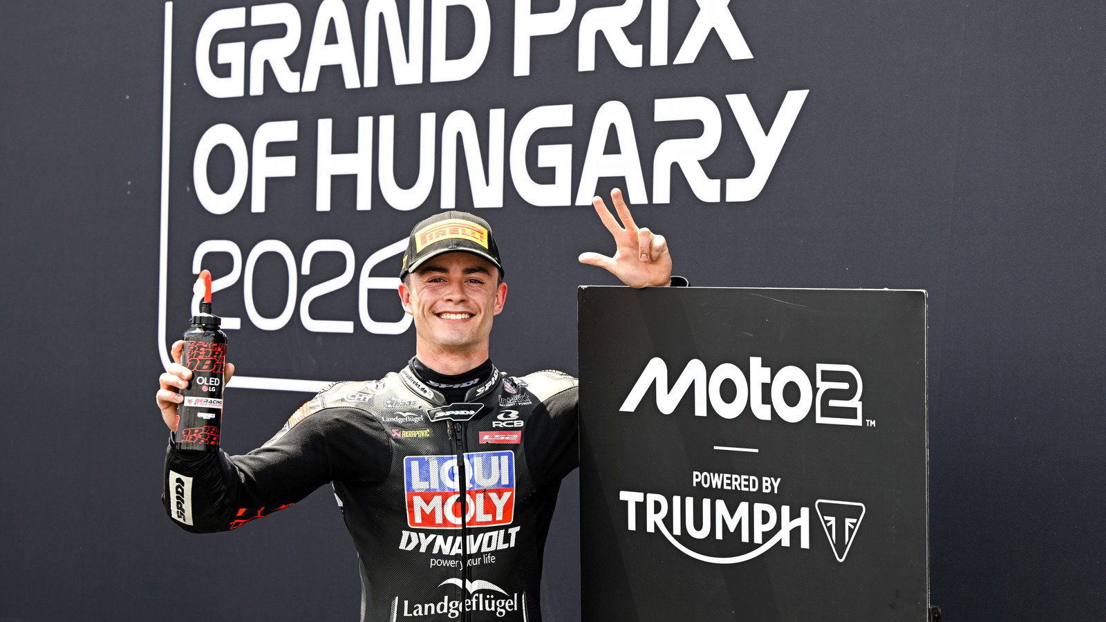Manuel Gonzalez, 2026 Hungarian Moto2 Grand Prix.