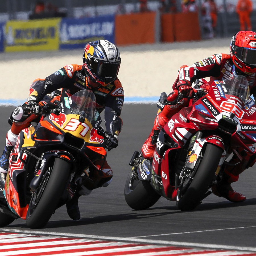 Marc Marquez, Pedro Acosta, 2026 Hungarian MotoGP. 