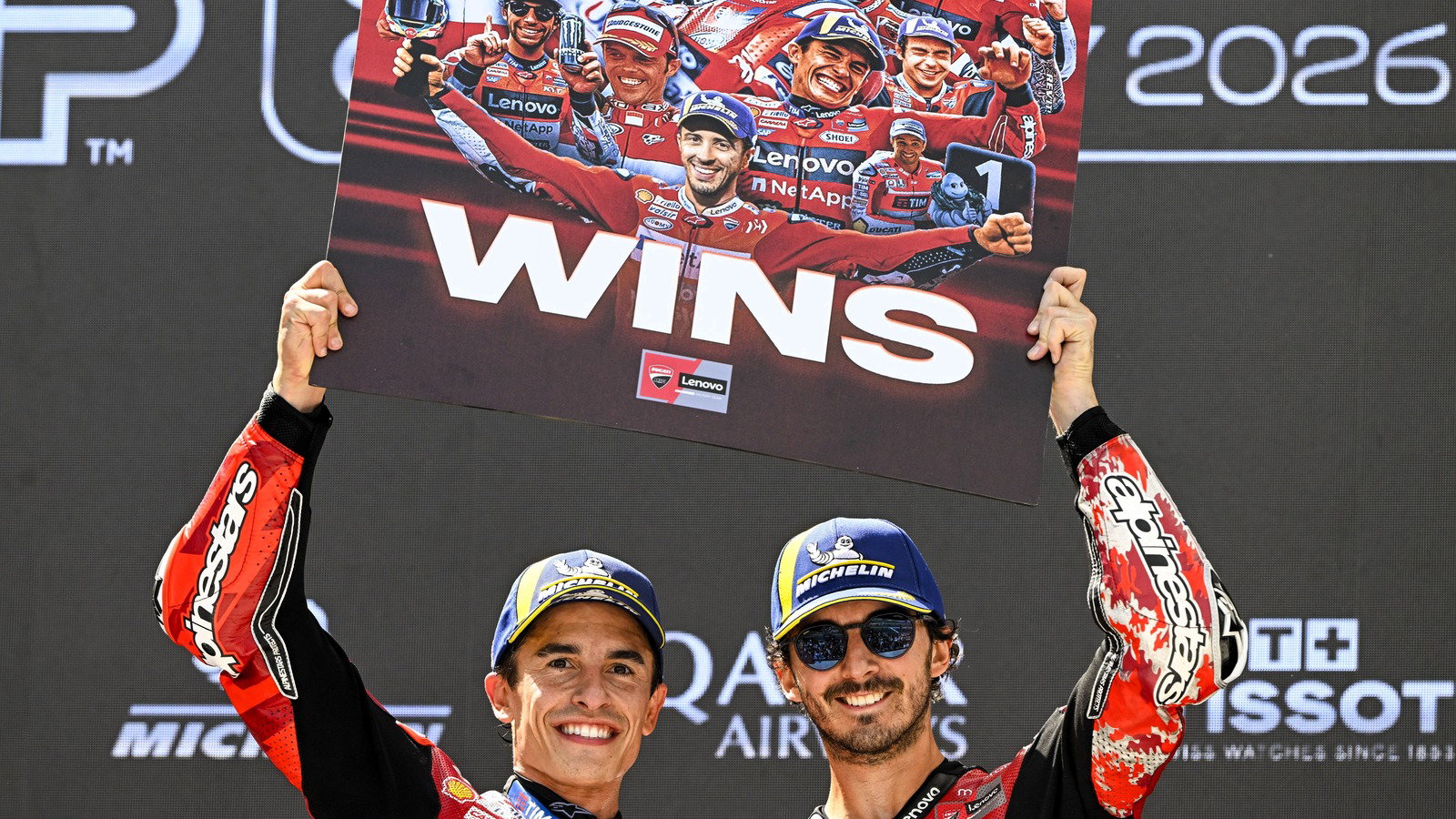 Marc Marquez, Pecco Bagnaia, 2026 Hungarian MotoGP.