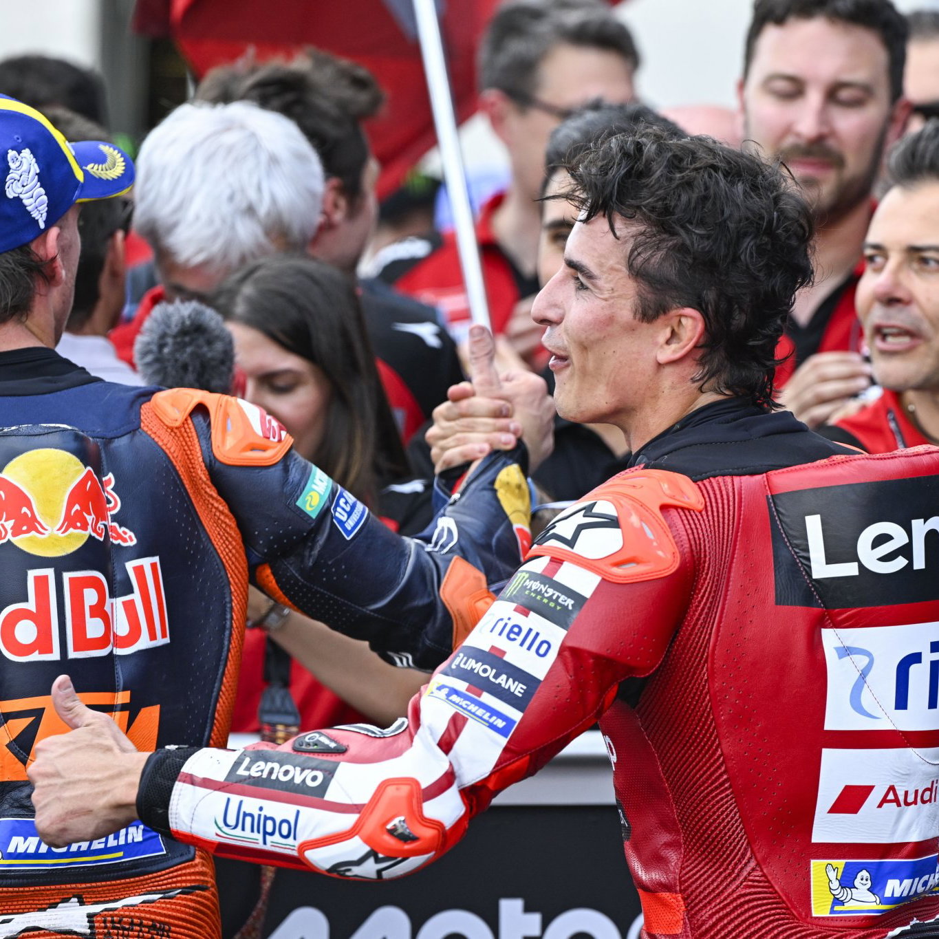 Marc Marquez, Pedro Acosta, 2026 Hungary MotoGP