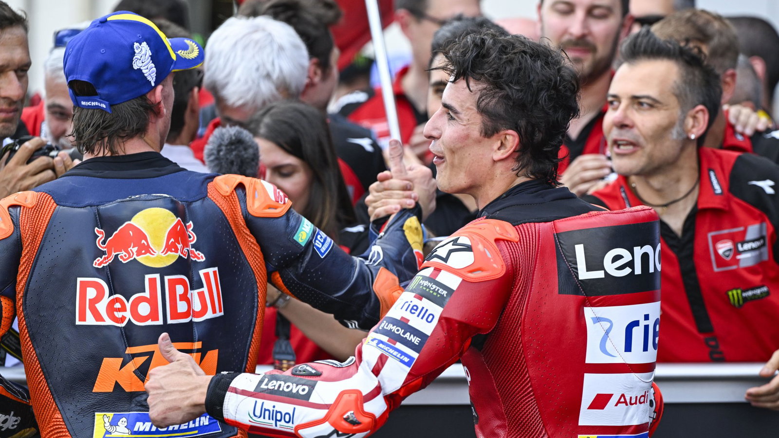 Marc Marquez, Pedro Acosta, 2026 Hungary MotoGP