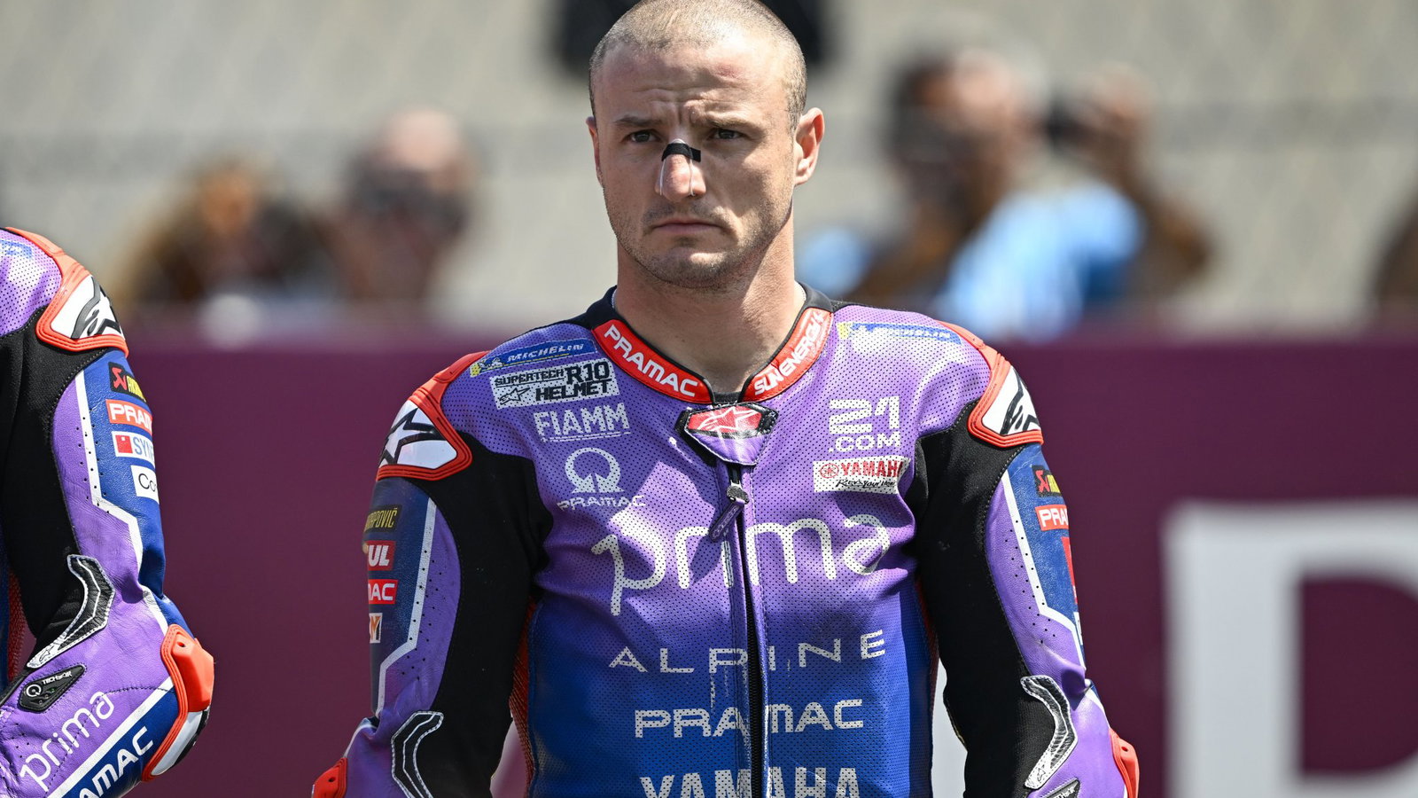 Jack Miller, 2026 MotoGP Hungarian Grand Prix, grid ceremony. Credit: Gold and Goose.