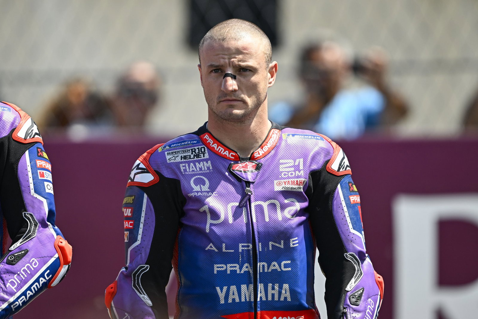 Jack Miller, 2026 MotoGP Hungarian Grand Prix, grid ceremony. Credit: Gold and Goose.