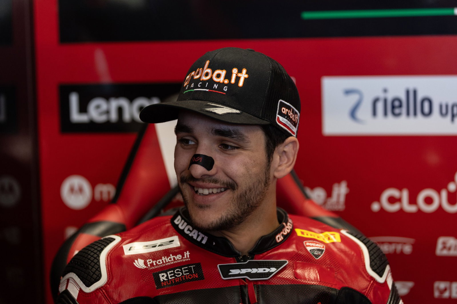 Iker Lecuona, 2026 Emilia-Romagna WorldSBK, pit box. Credit: Gold and Goose.