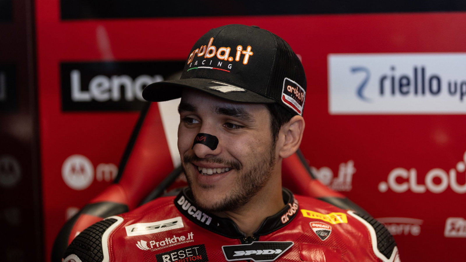 Iker Lecuona, 2026 Emilia-Romagna WorldSBK, pit box. Credit: Gold and Goose.