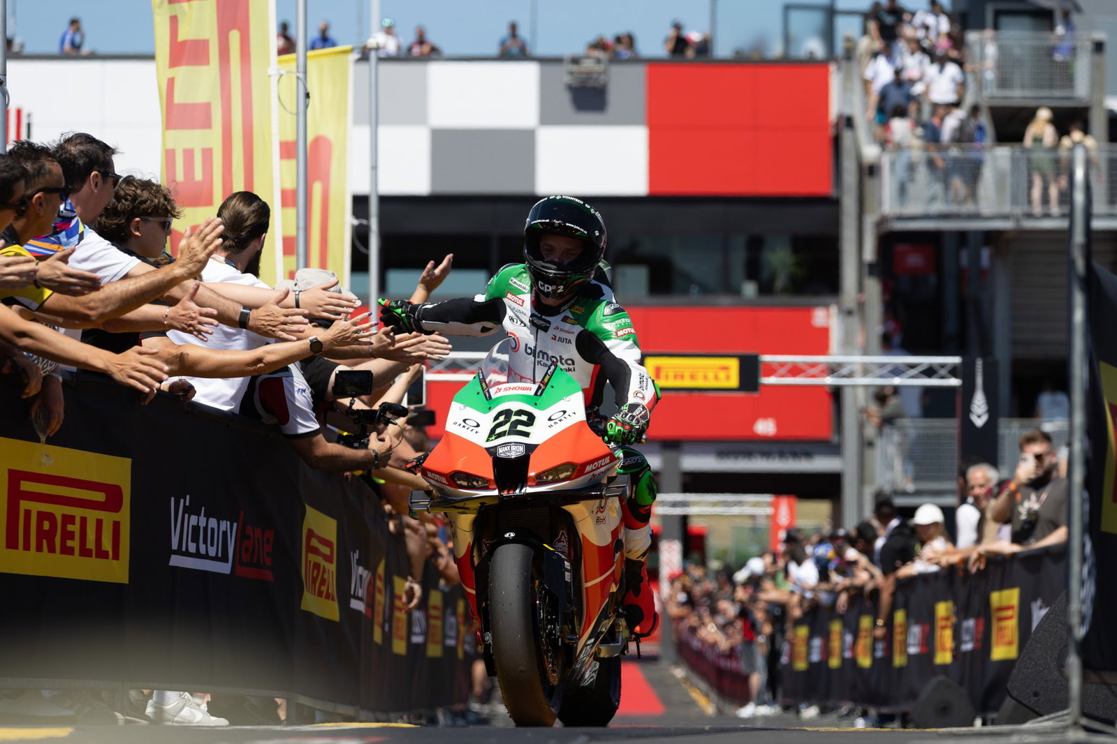Alex Lowes, 2026 Emilia-Romagna WorldSBK. Credit: Gold and Goose.