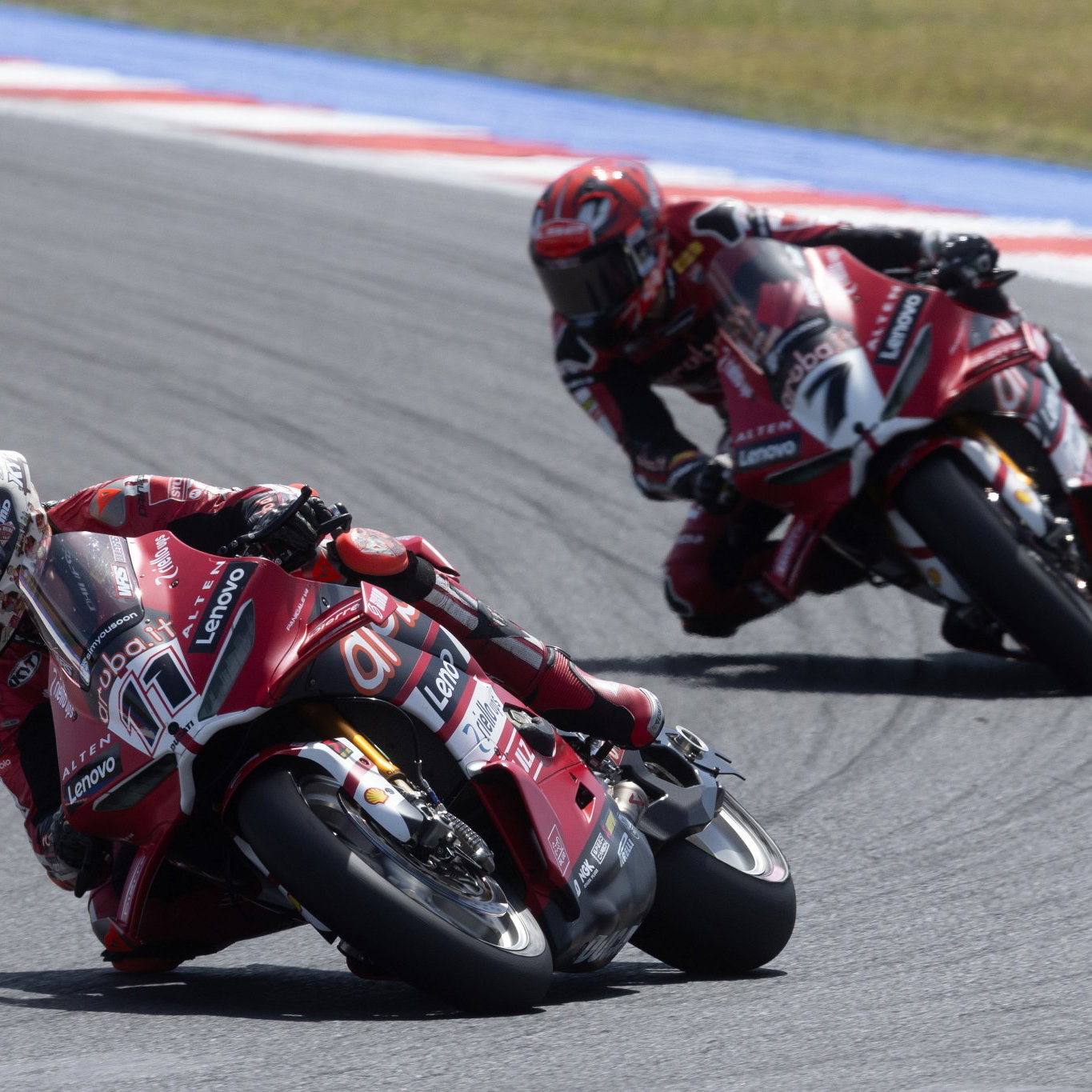 Nicolo Bulega, Iker Lecuona, 2026 Emilia-Romagna WorldSBK. Credit: Gold and Goose.
