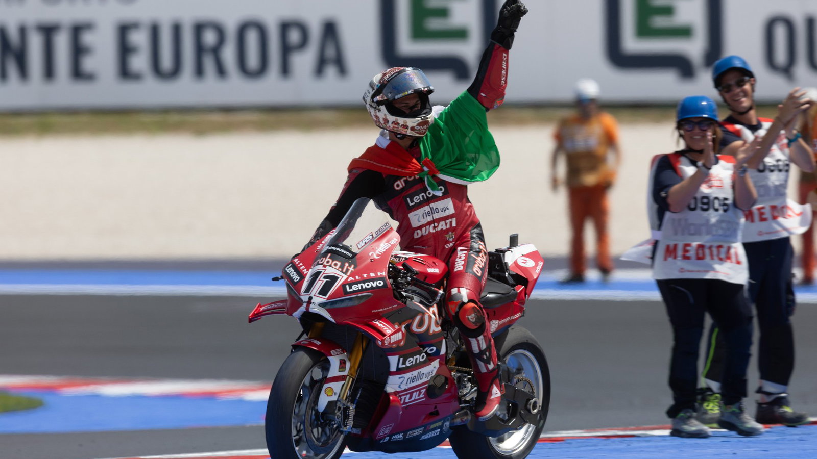 Nicolo Bulega, 2026 Emilia-Romagna WorldSBK. Credit: Gold and Goose.