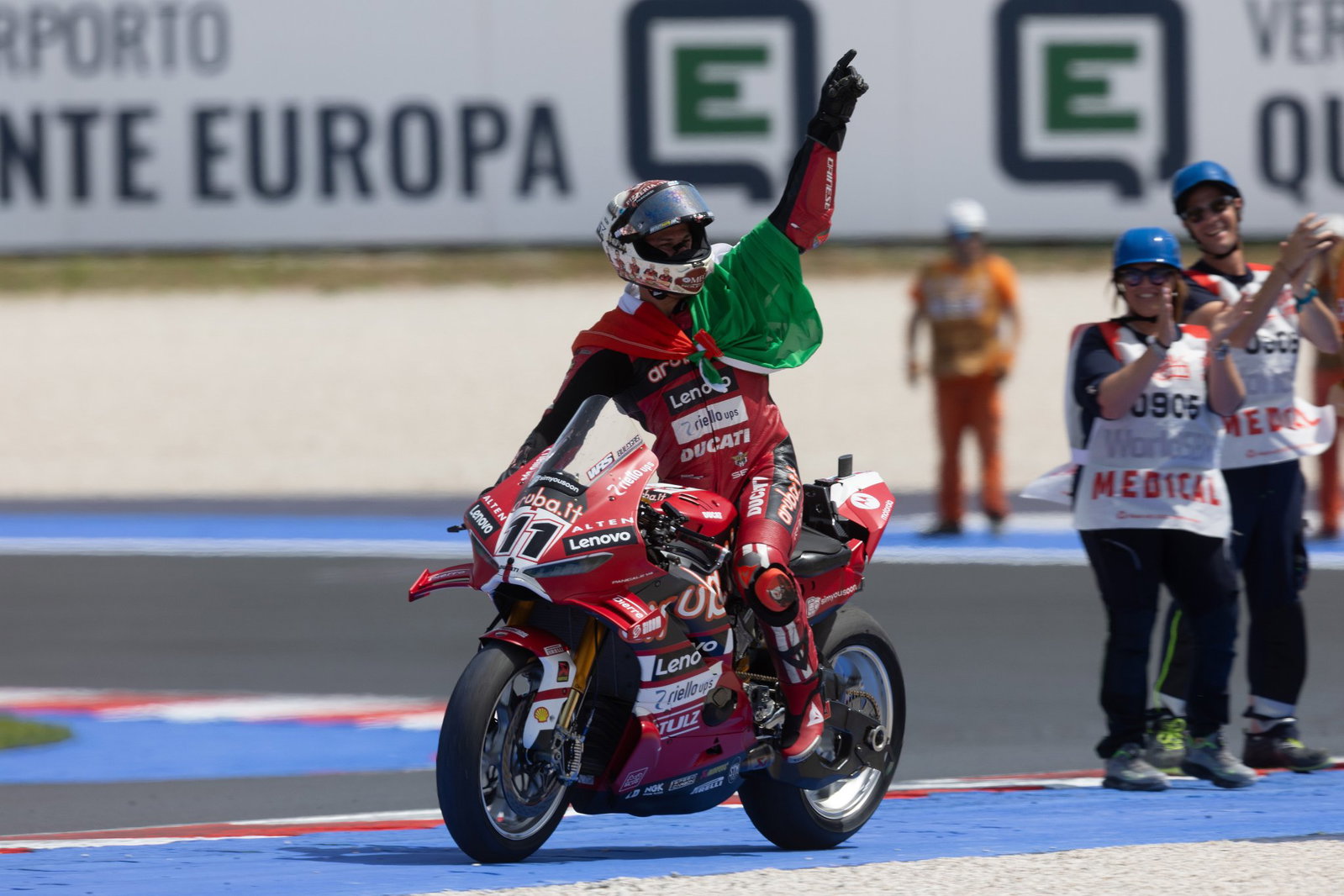Nicolo Bulega, 2026 Emilia-Romagna WorldSBK. Credit: Gold and Goose.