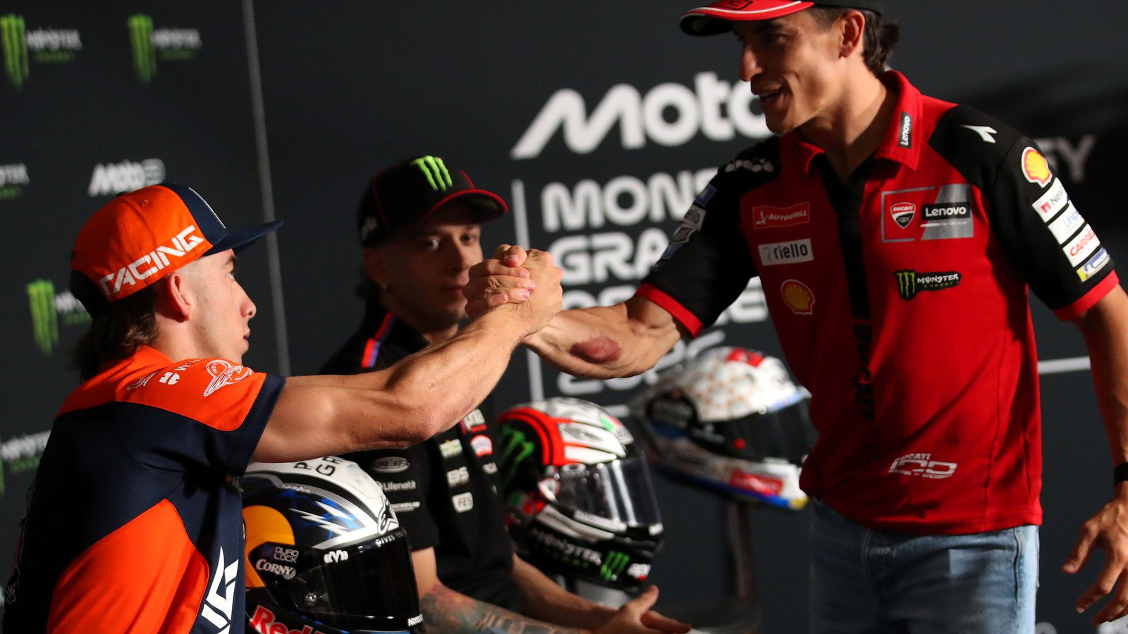 Pedro Acosta, Marc Marquez, 2026 Brno MotoGP. 