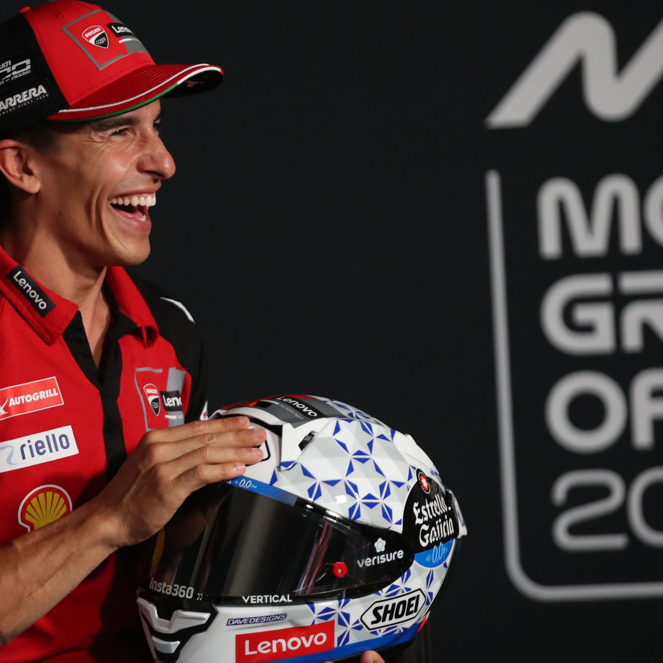 Marc Marquez, 2026 MotoGP Czech Grand Prix, press conference. Credit: Gold and Goose.