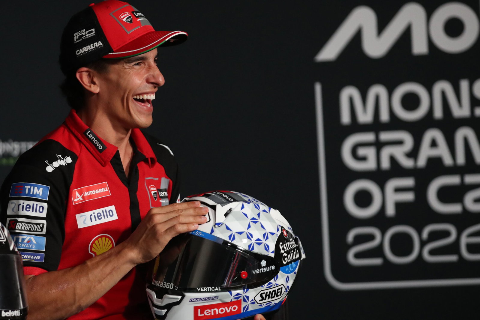 Marc Marquez, 2026 MotoGP Czech Grand Prix, press conference. Credit: Gold and Goose.