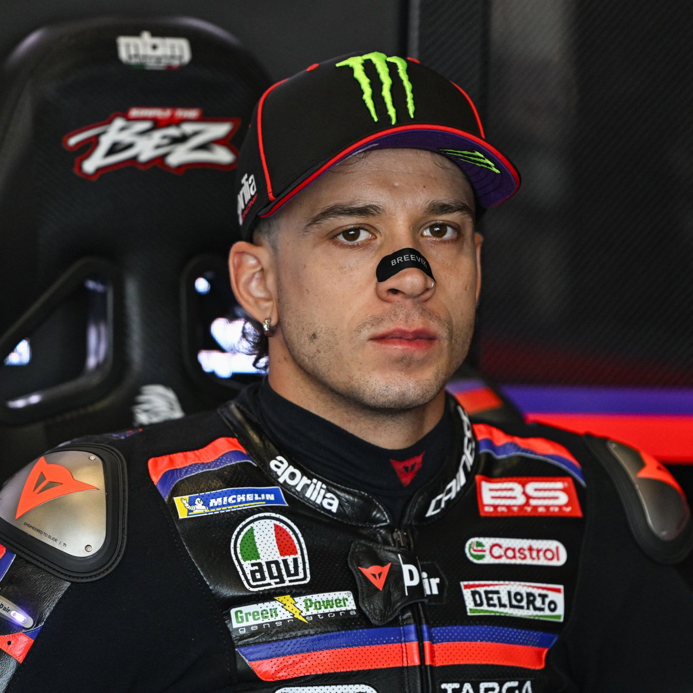 Marco Bezzecchi, 2026 MotoGP Czech Grand Prix, pit box. Credit: Gold and Goose.