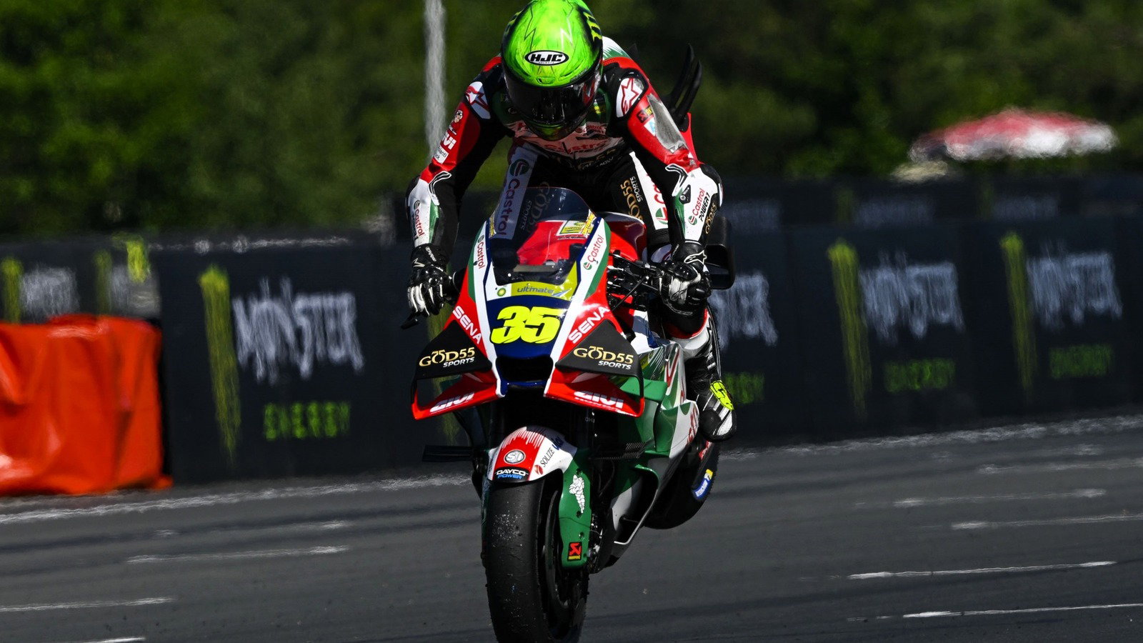 Cal Crutchlow, practice start, 2026 Brno MotoGP.
