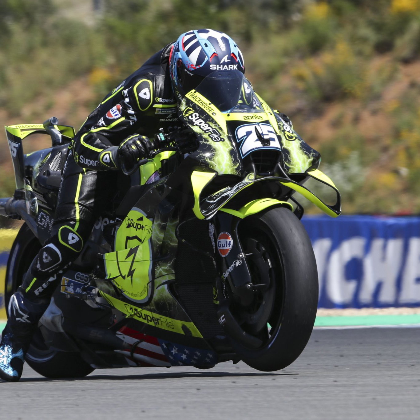 Raul Fernandez, 2026 MotoGP Czech Grand Prix, practice start. Credit: Gold and Goose.