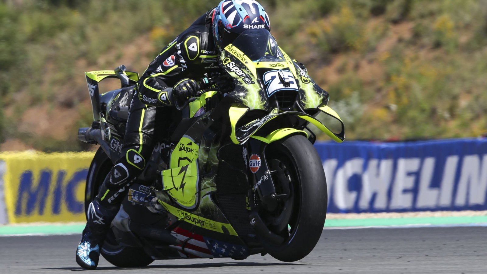 Raul Fernandez, 2026 MotoGP Czech Grand Prix, practice start. Credit: Gold and Goose.