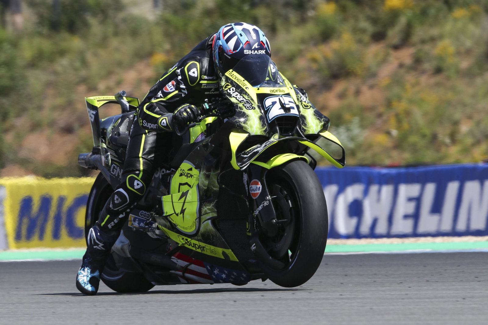 Raul Fernandez, 2026 MotoGP Czech Grand Prix, practice start. Credit: Gold and Goose.