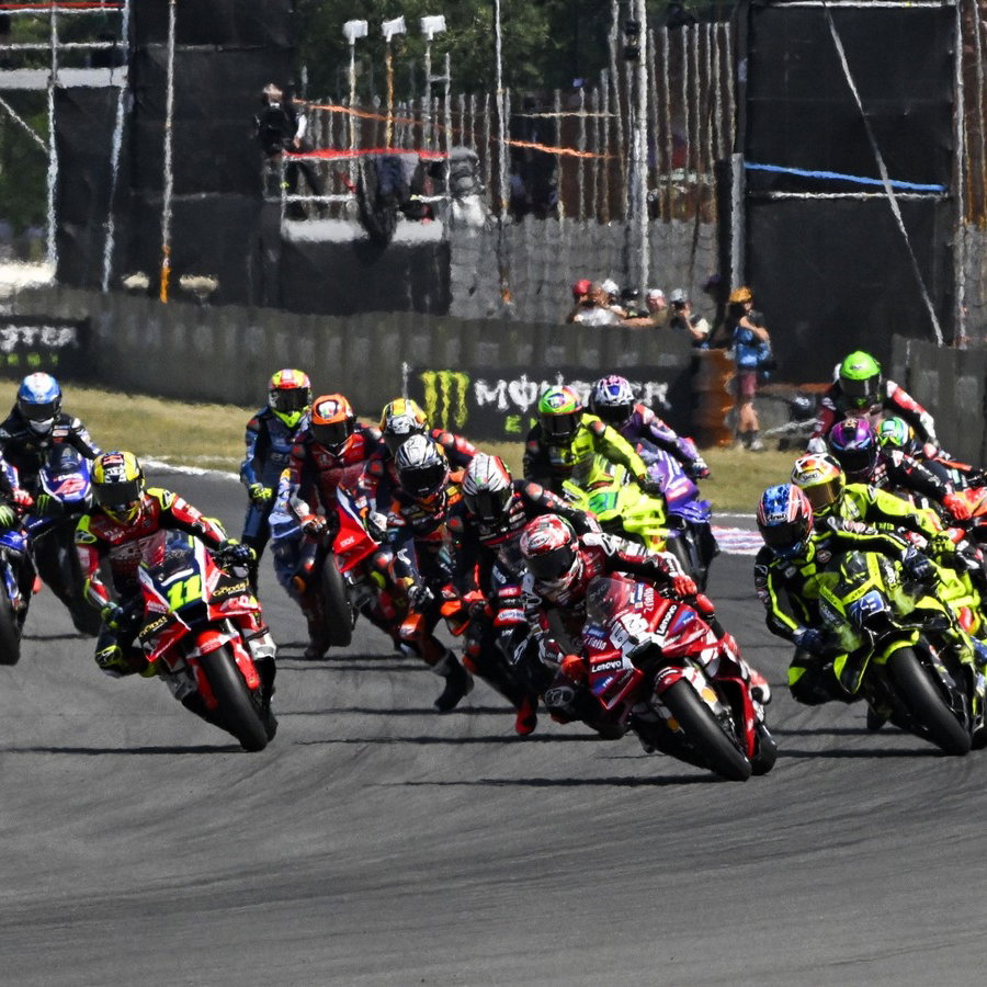 MotoGP start. 