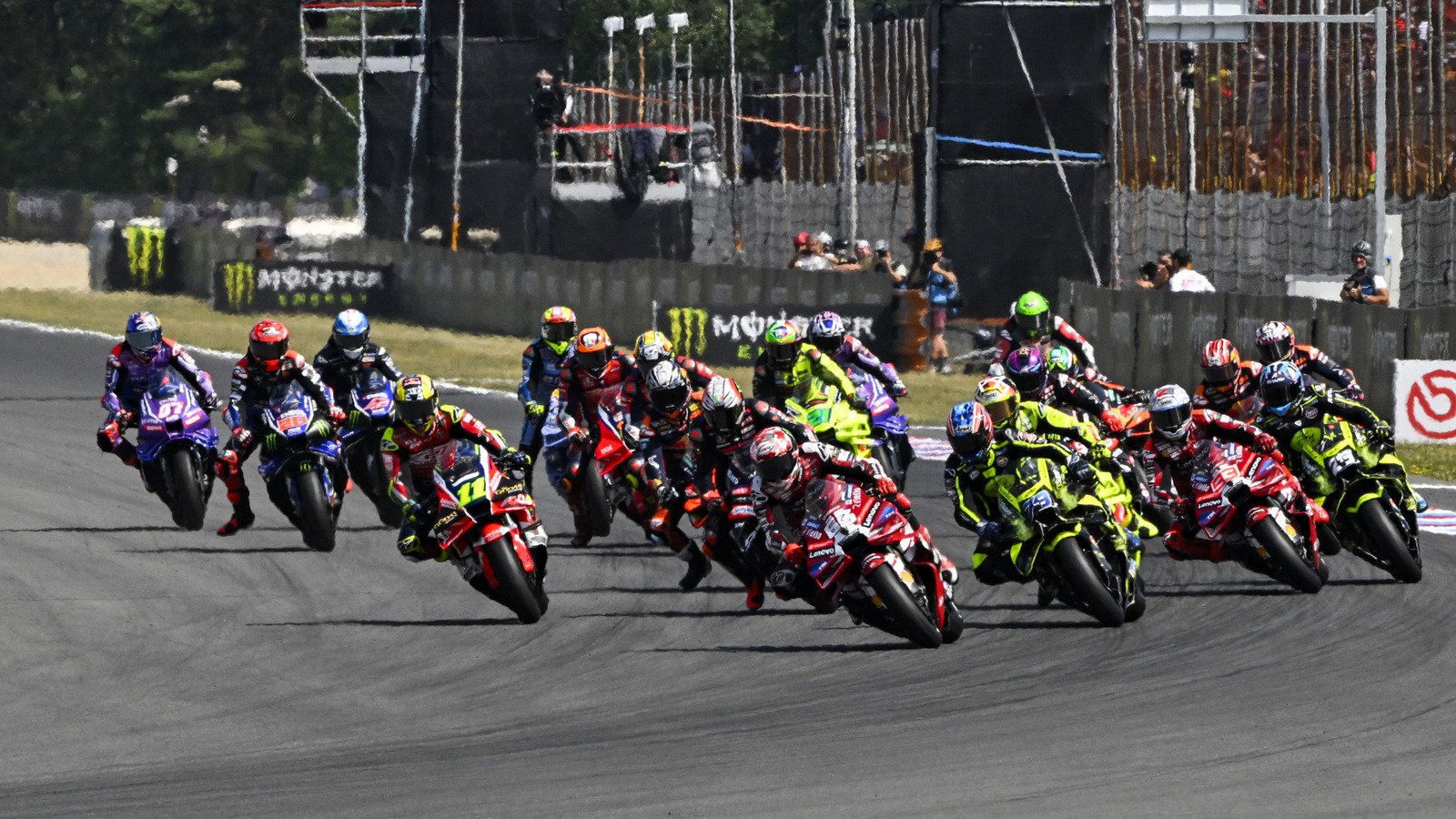 MotoGP start. 