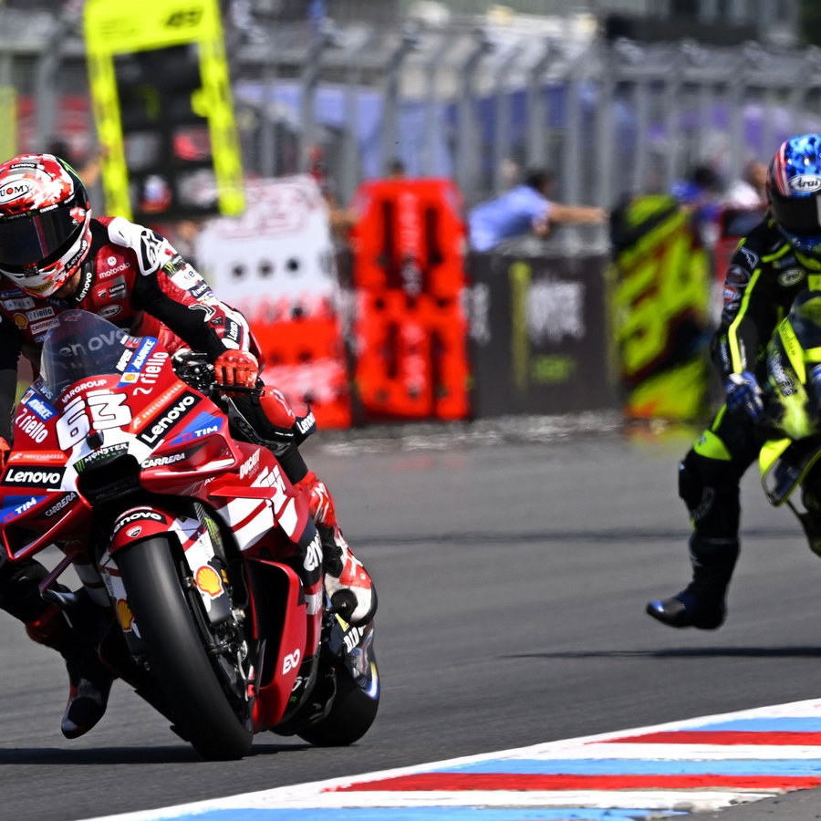 Pecco Bagnaia, Ai Ogura, Sprint, 2026 Brno MotoGP. 