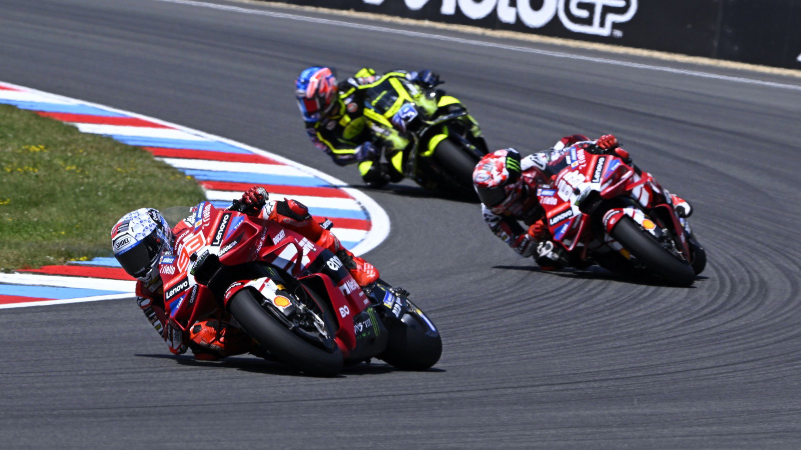Marc Marquez, Bagnaia, Ogura, 2026 Brno MotoGP.