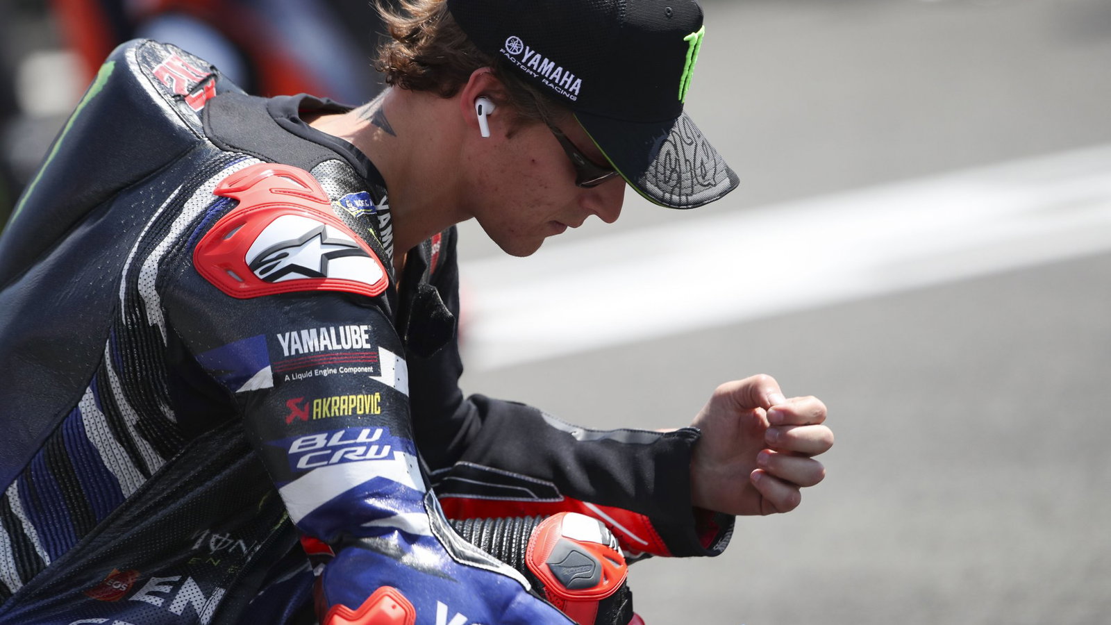 Fabio Quartararo, 2026 MotoGP Czech Grand Prix, pre-race ceremony. Credit: Gold and Goose.