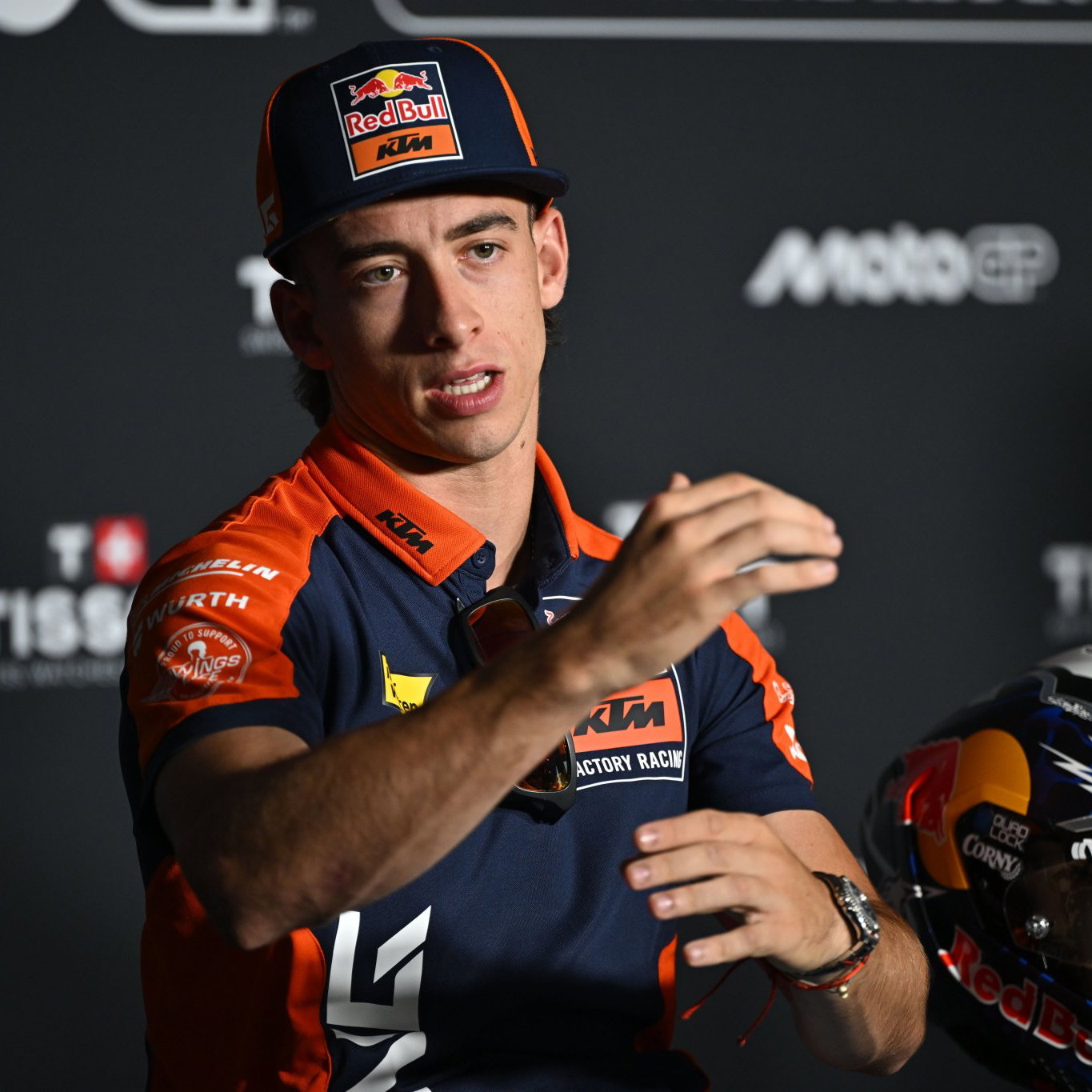 Pedro Acosta, 2026 MotoGP Dutch Grand Prix, pre-event press conference. Credit: Gold and Goose.