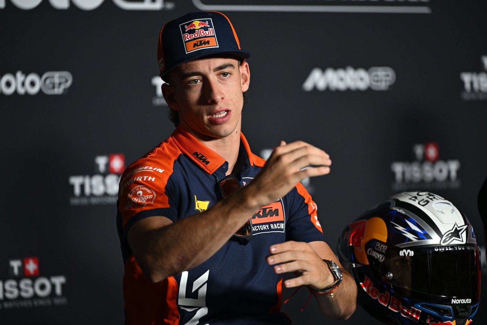 Pedro Acosta, 2026 MotoGP Dutch Grand Prix, pre-event press conference. Credit: Gold and Goose.