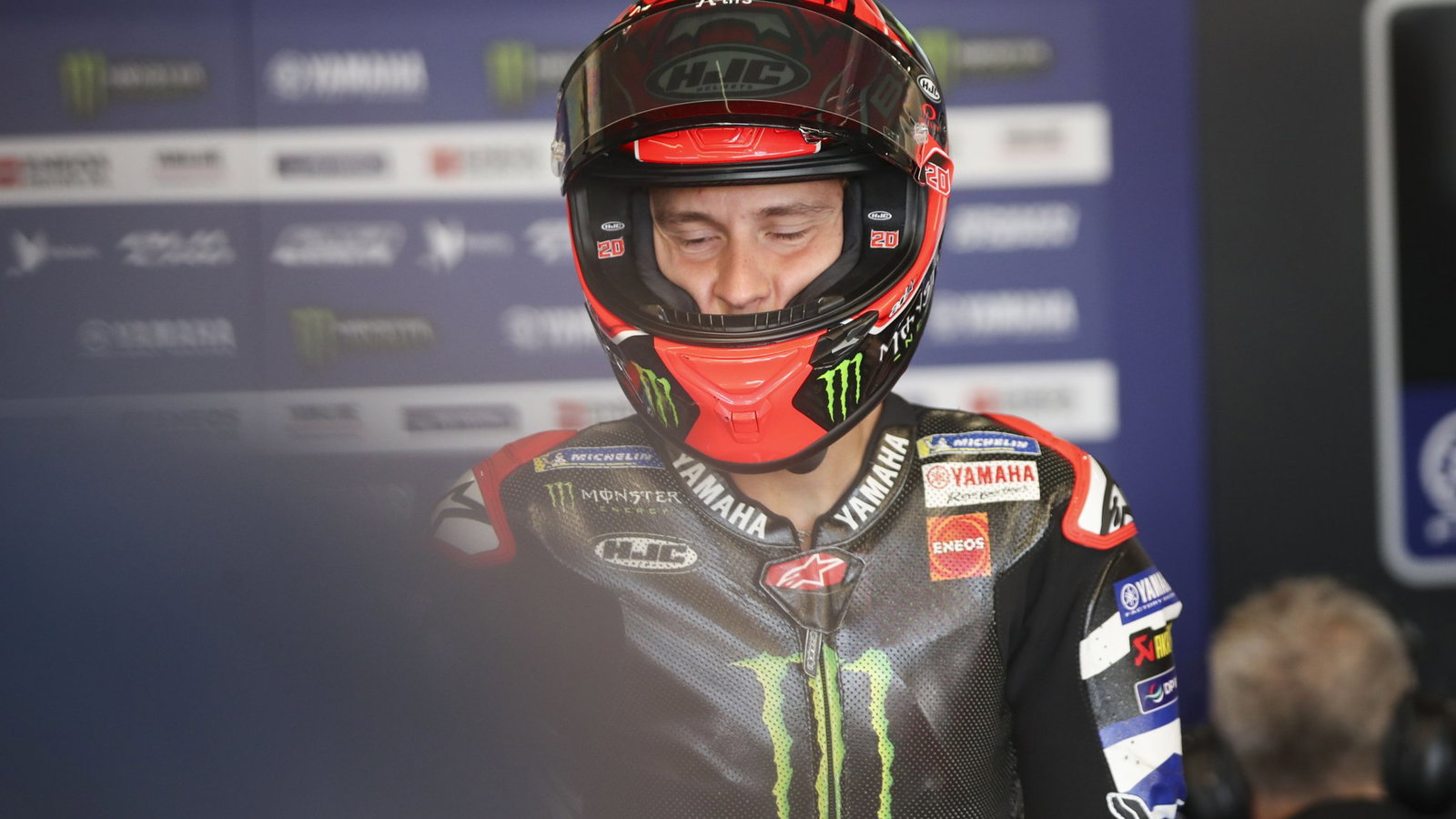 Fabio Quartararo, 2026 MotoGP Dutch Grand Prix, pit box. Credit: Gold and Goose.