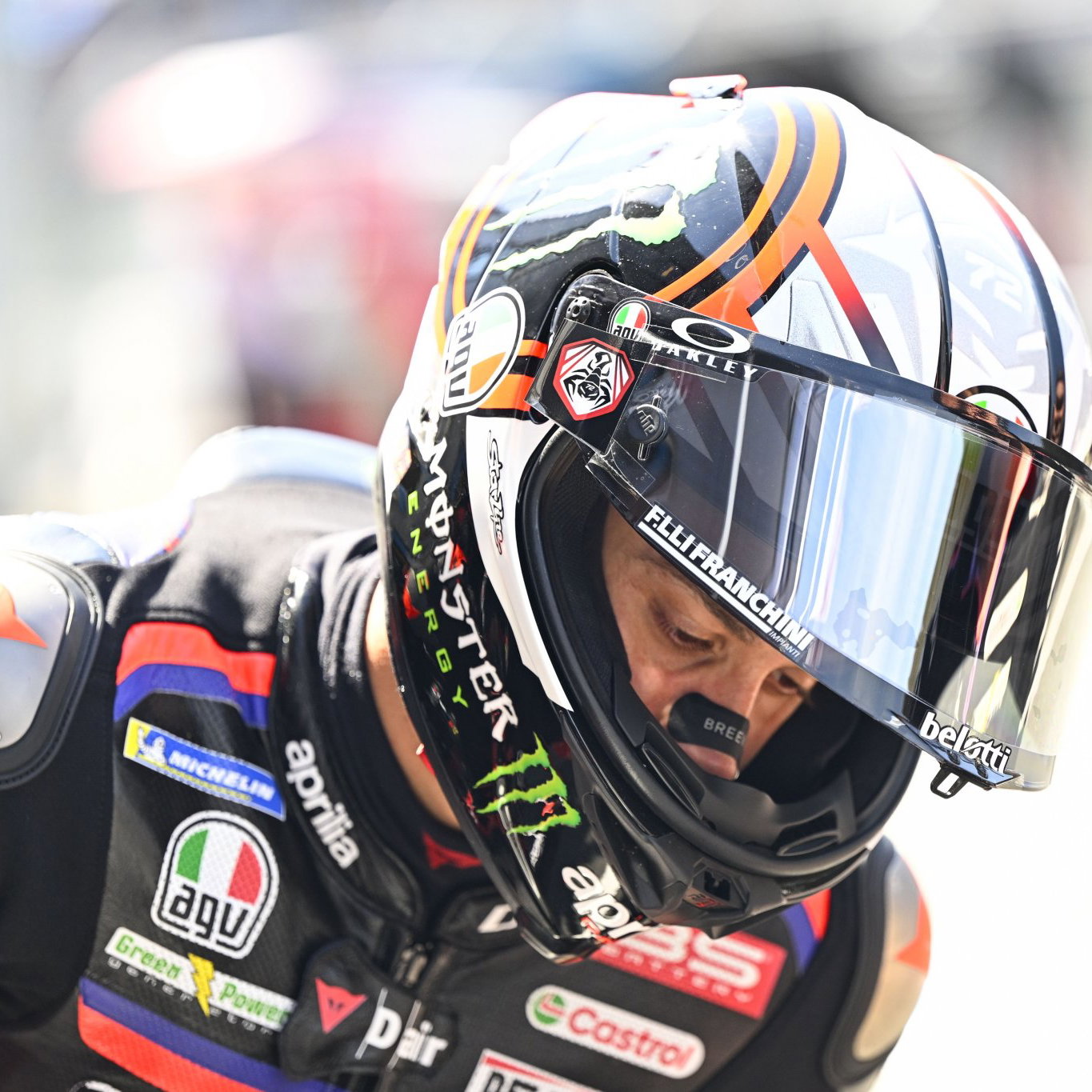 Marco Bezzecchi, 2026 MotoGP Dutch Grand Prix, pit lane. Credit: Gold and Goose.