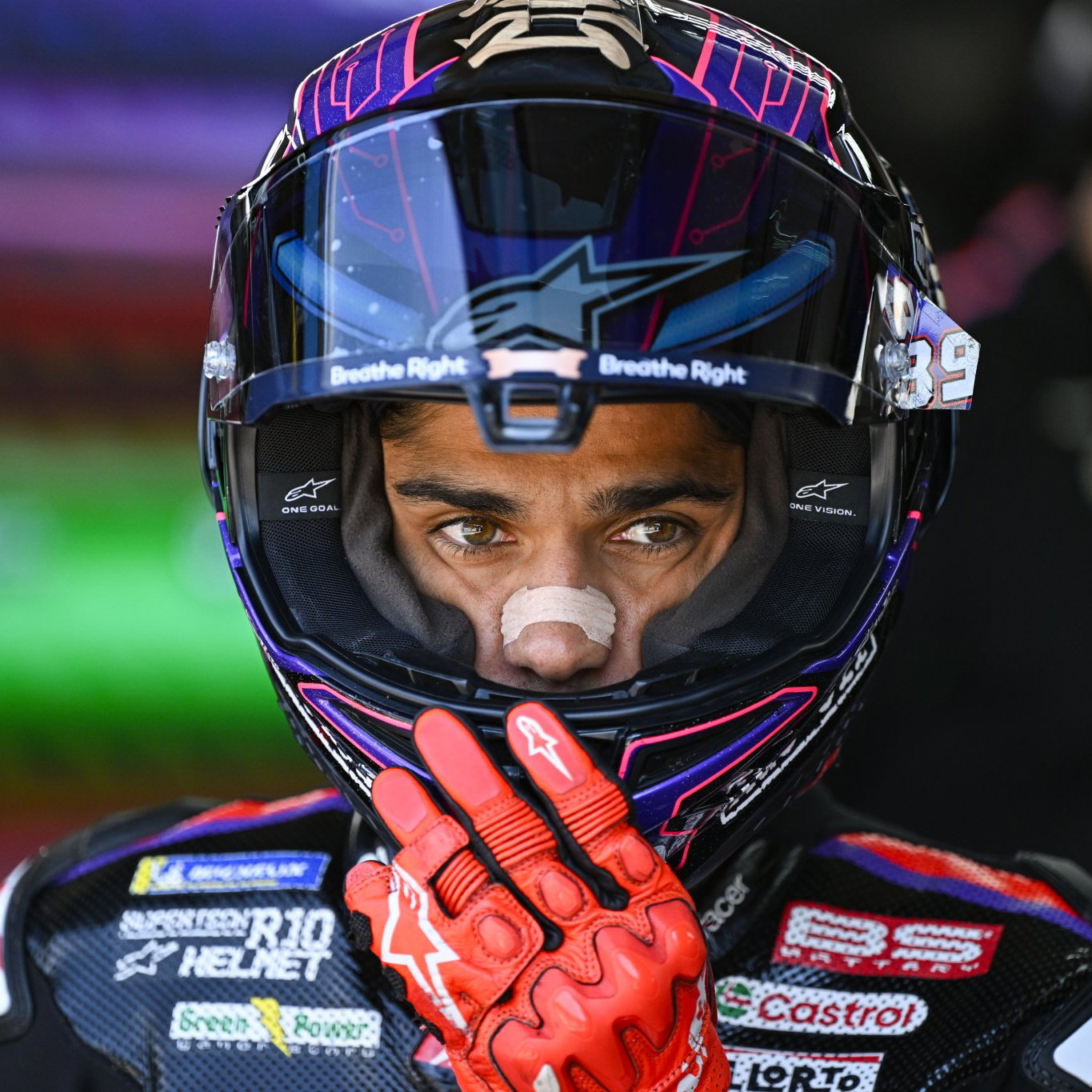 Jorge Martin, 2026 MotoGP Dutch Grand Prix, leaving pit box. Credit: Gold and Goose.