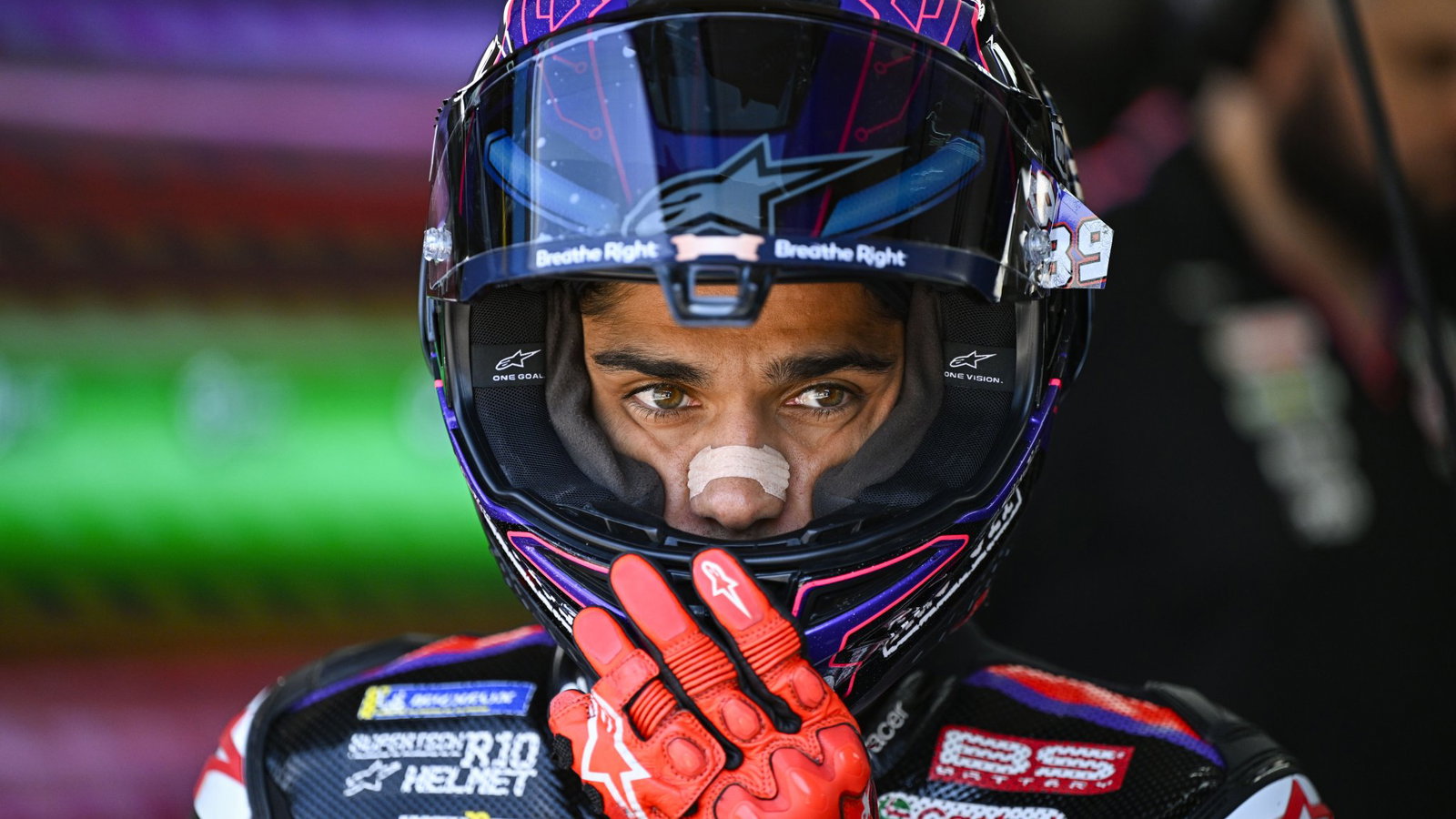Jorge Martin, 2026 MotoGP Dutch Grand Prix, leaving pit box. Credit: Gold and Goose.