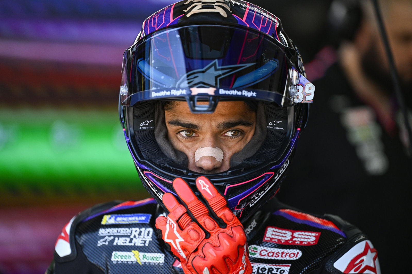 Jorge Martin, 2026 MotoGP Dutch Grand Prix, leaving pit box. Credit: Gold and Goose.