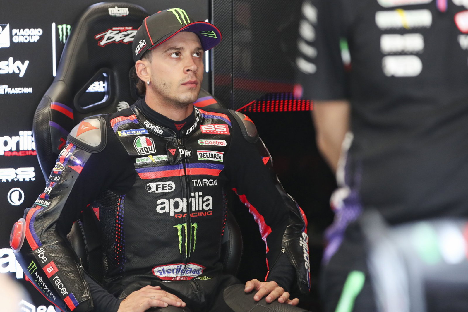 Marco Bezzecchi, 2026 MotoGP Dutch Grand Prix, pit box. Credit: Gold and Goose.