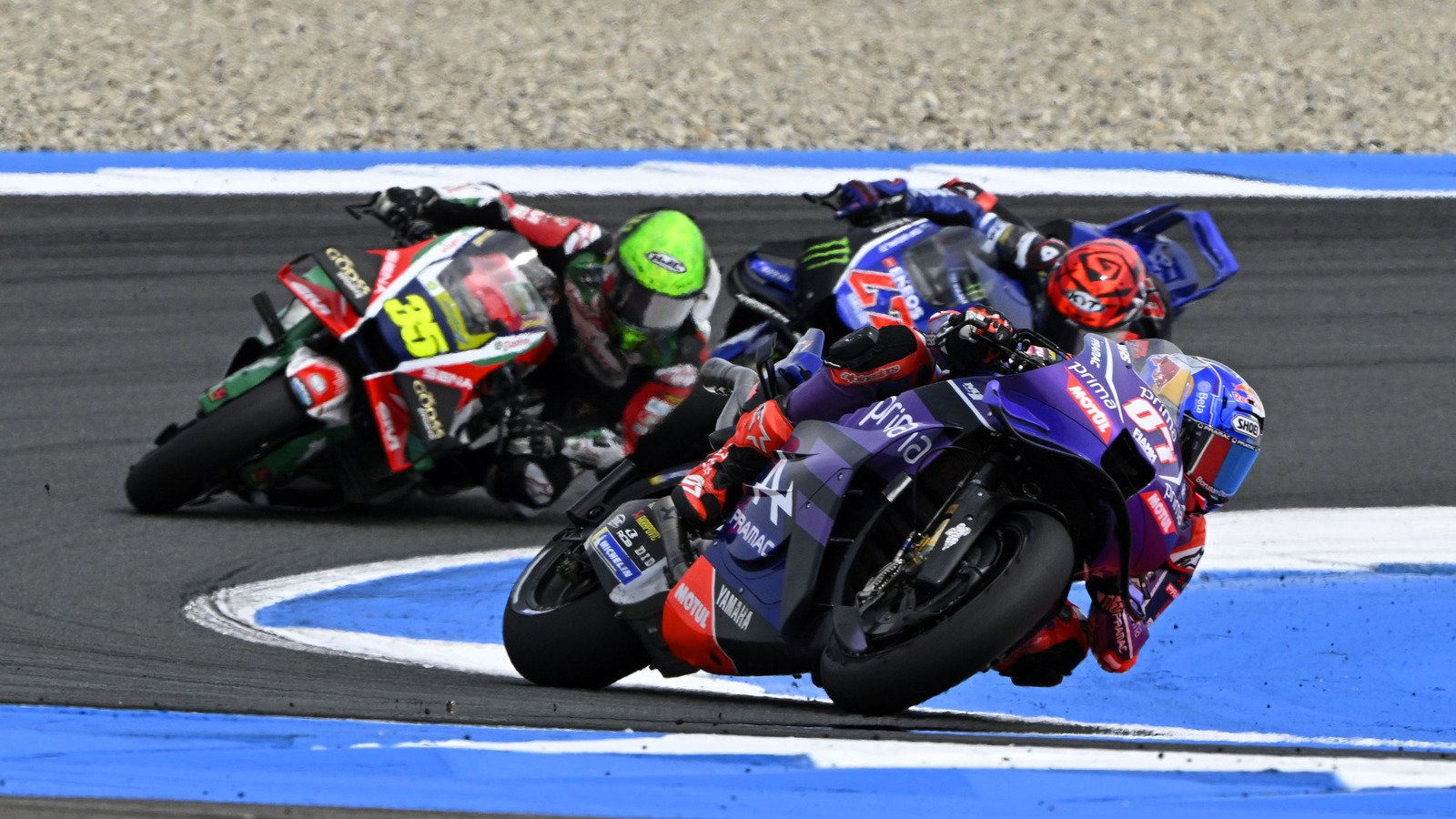 Razgatlioglu, Crutchlow, Fernandez, 2026 Assen MotoGP Sprint. 