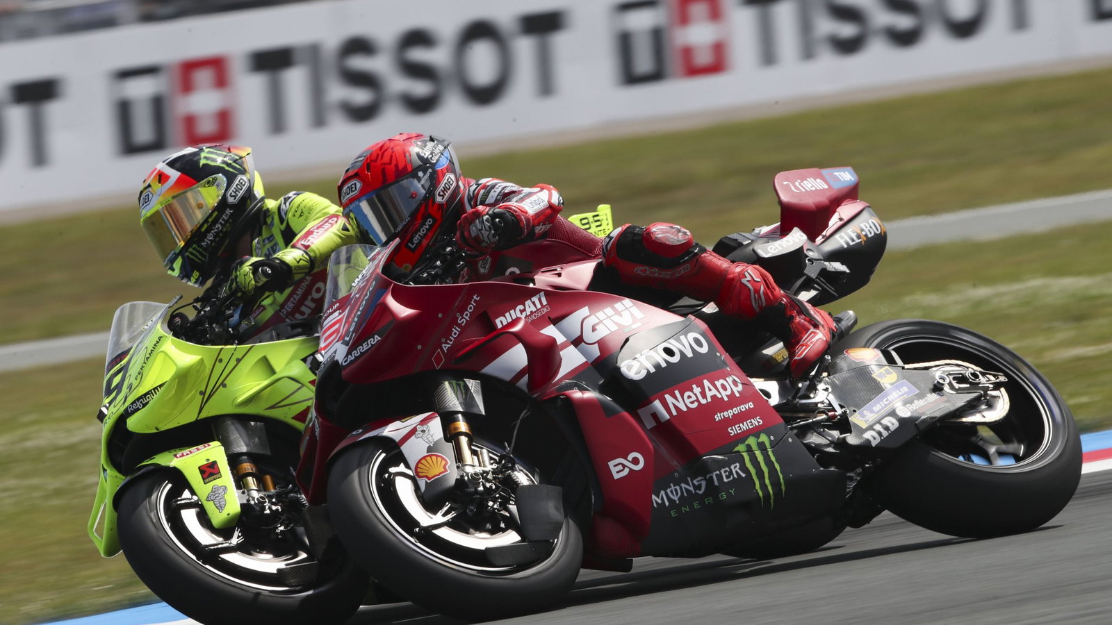 Fabio Di Giannantonio, Marc Marquez, 2026 Dutch MotoGP