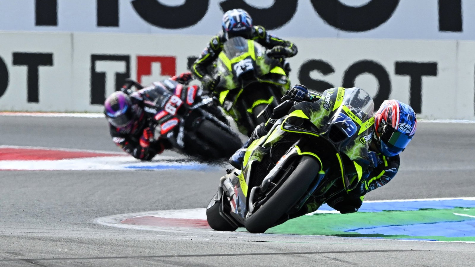 Ogura, Fernandez, Martin, 2026 Assen MotoGP. 