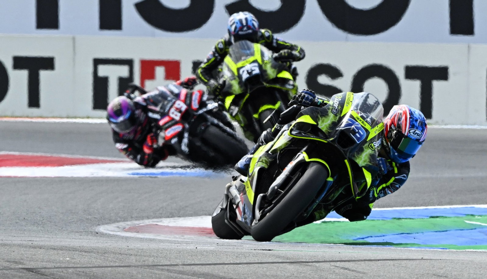 Ogura, Fernandez, Martin, 2026 Assen MotoGP. 