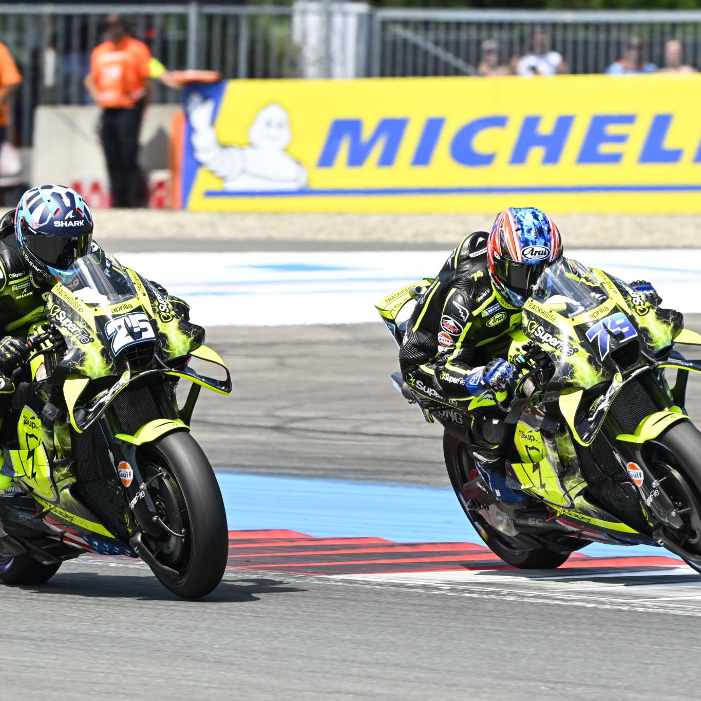 Ai Ogura, Raul Fernandez, 2026 MotoGP Dutch Grand Prix. Credit: Gold and Goose.