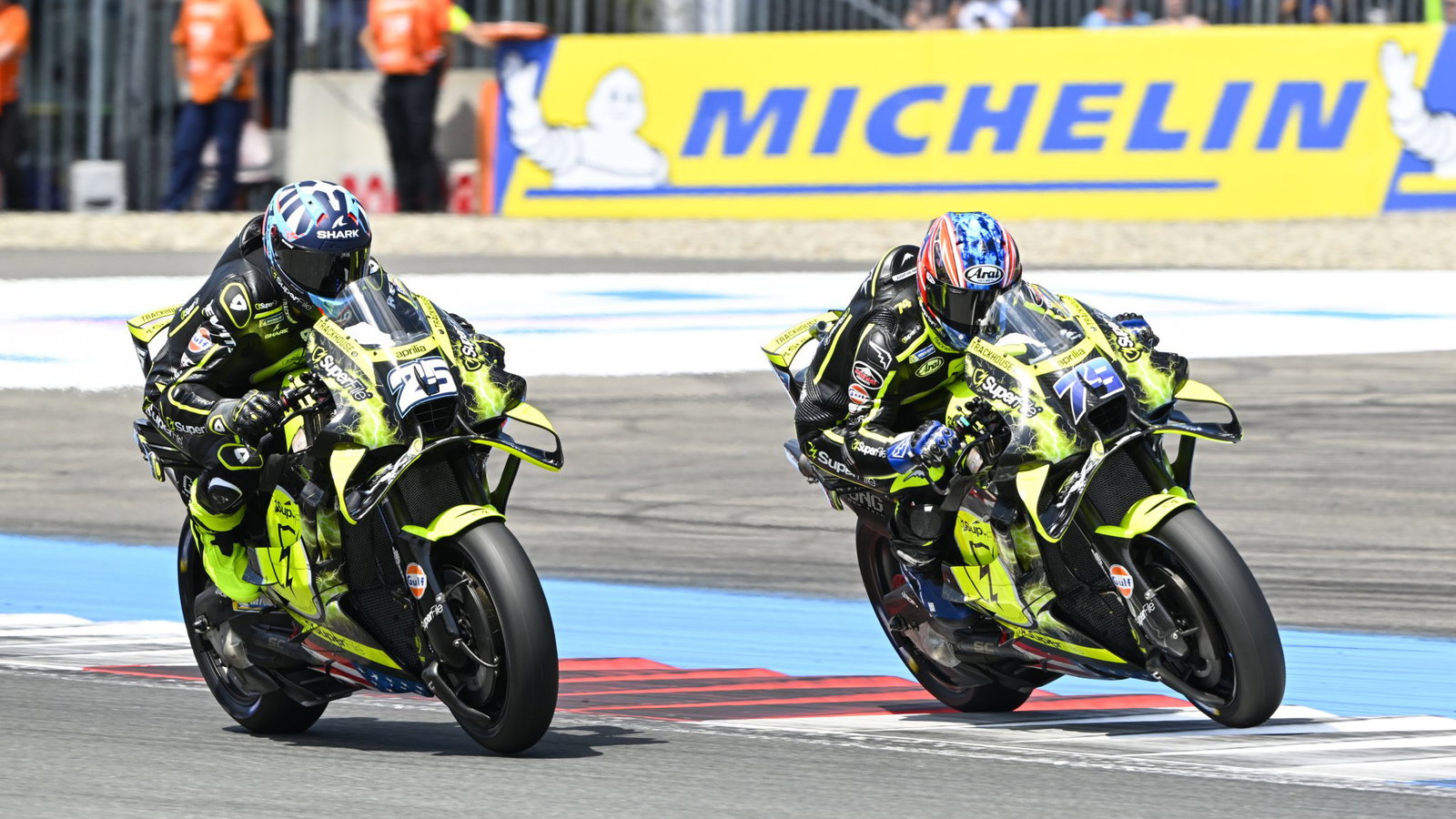 Ai Ogura, Raul Fernandez, 2026 MotoGP Dutch Grand Prix. Credit: Gold and Goose.
