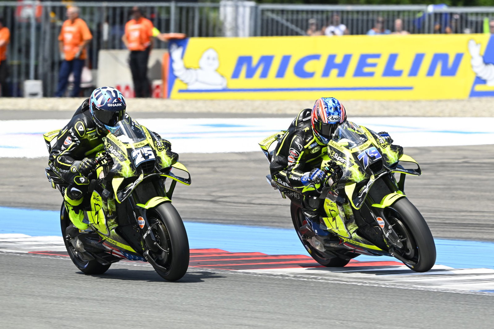Ai Ogura, Raul Fernandez, 2026 MotoGP Dutch Grand Prix. Credit: Gold and Goose.