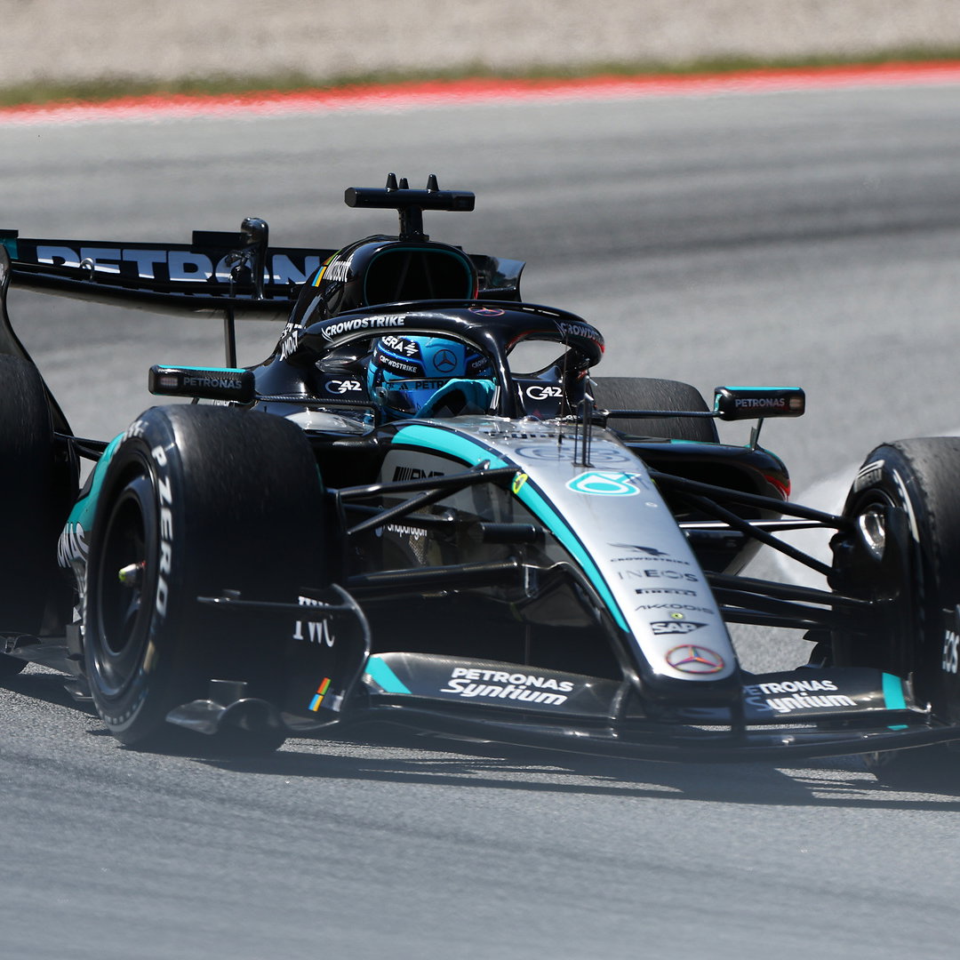 Russell struggled for pace in the final stint